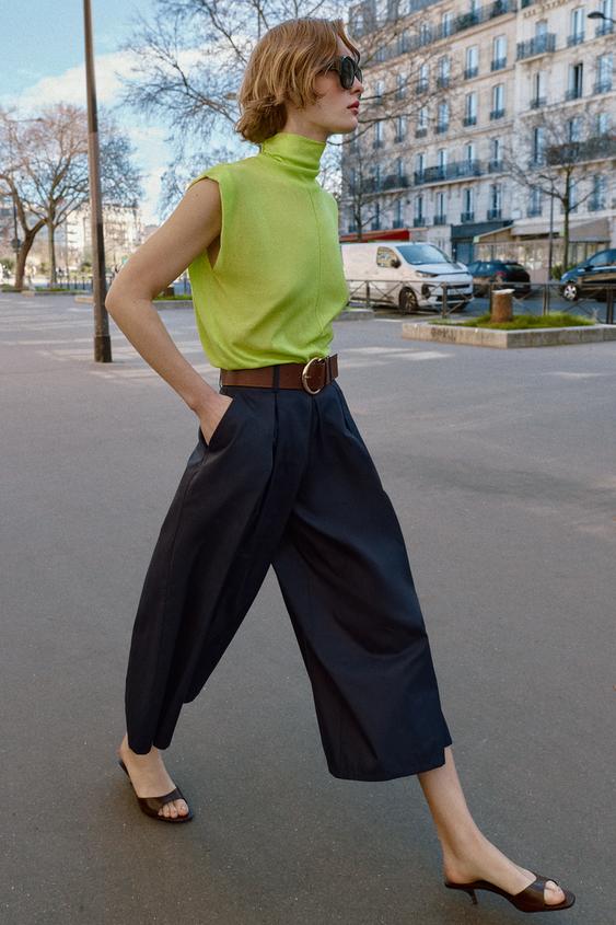 BELTED CULOTTES