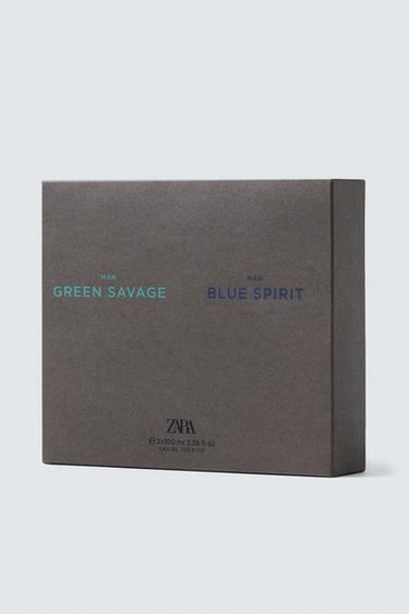 GREEN SAVAGE + BLUE SPIRIT EDT 2X100ML (3.4 FL.OZ) -  de Zara - Image 1