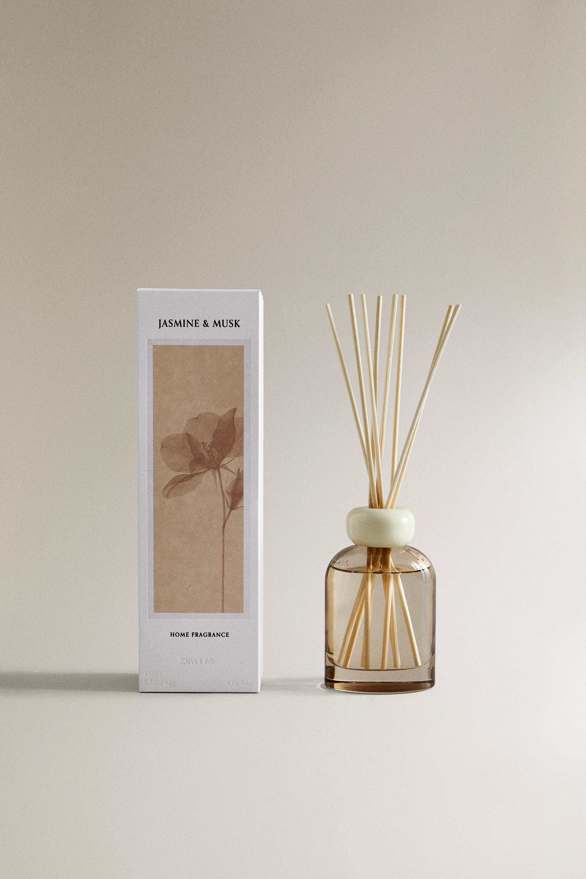 Jasmine出品 120ML）リードディフューザー JASMINE & MUSK - ライトイエロー