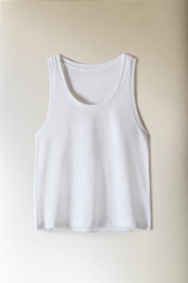 TOP COTON - Blanc de Zara - Image 5