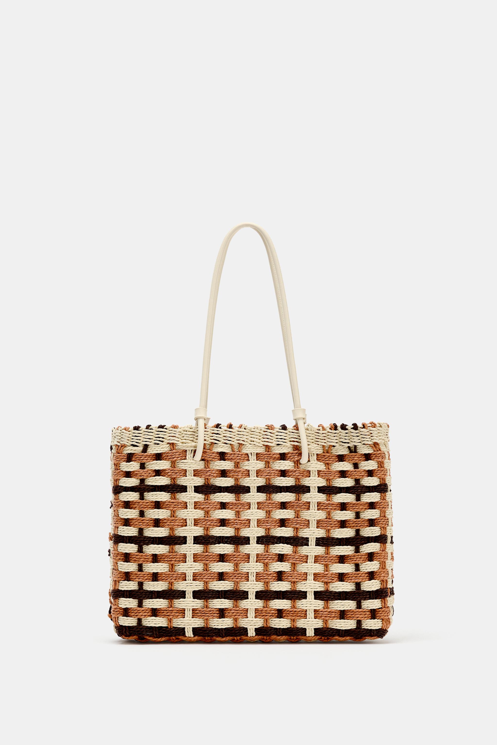 MINI SAC SHOPPER EFFET TRESSÉ