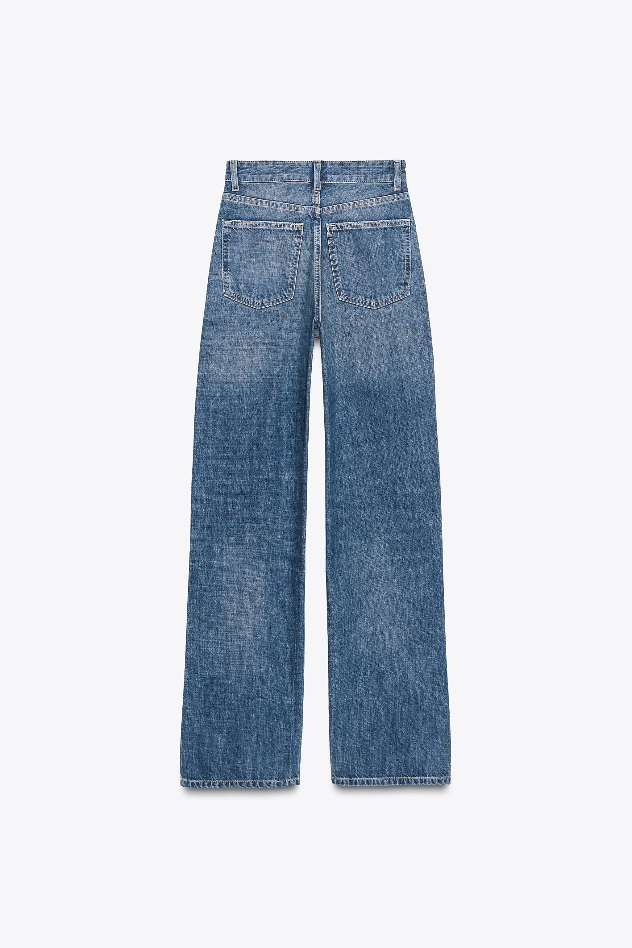 JEANS TRF WIDE LEG TAILLE HAUTE FULL LENGTH
