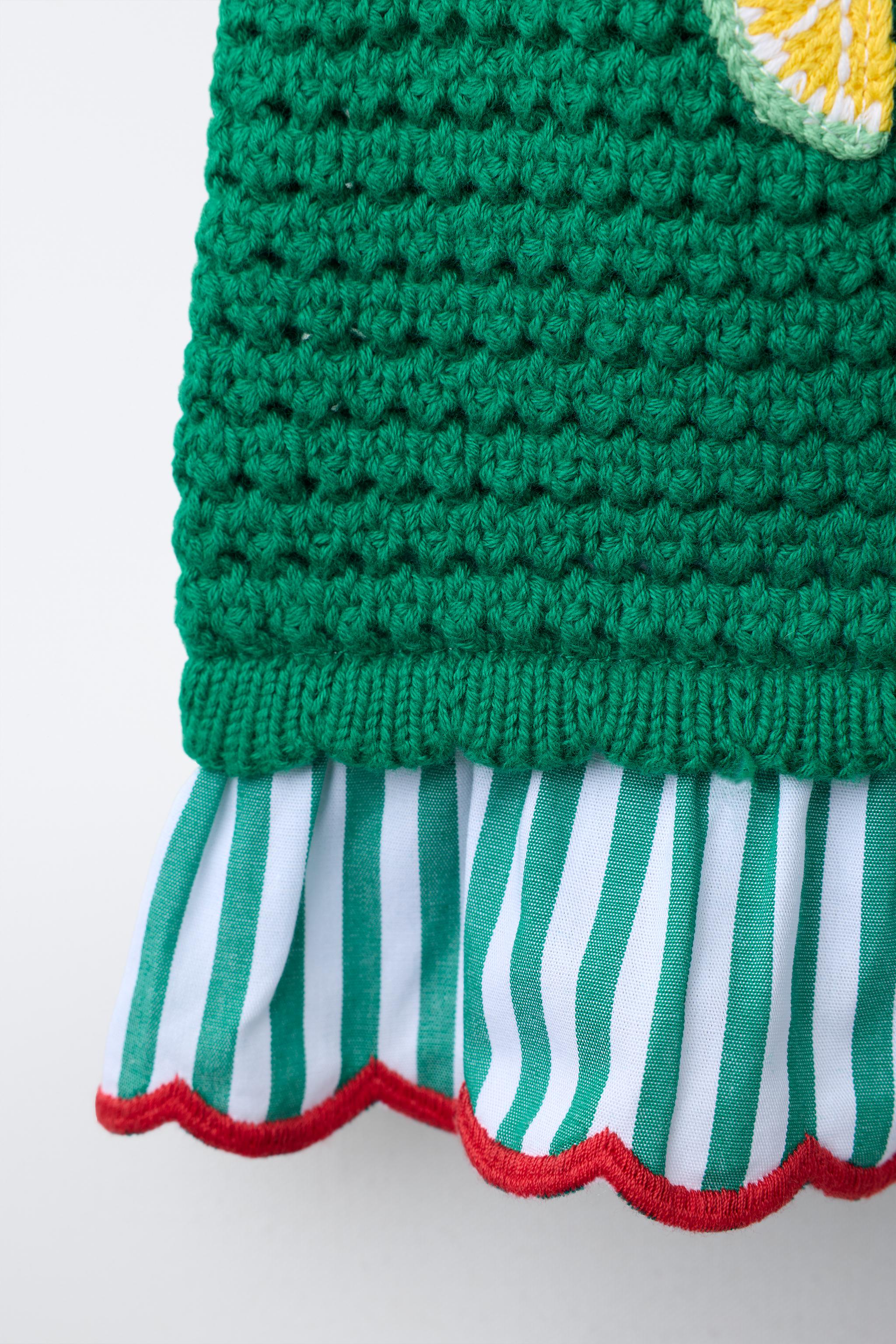 TOP EN CROCHET CASA LAWA X ZARA KIDS