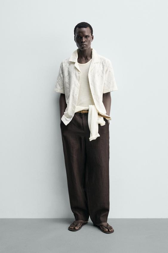 TEXTURED JACQUARD RELAXED FIT SHIRT from Zara - $59.90