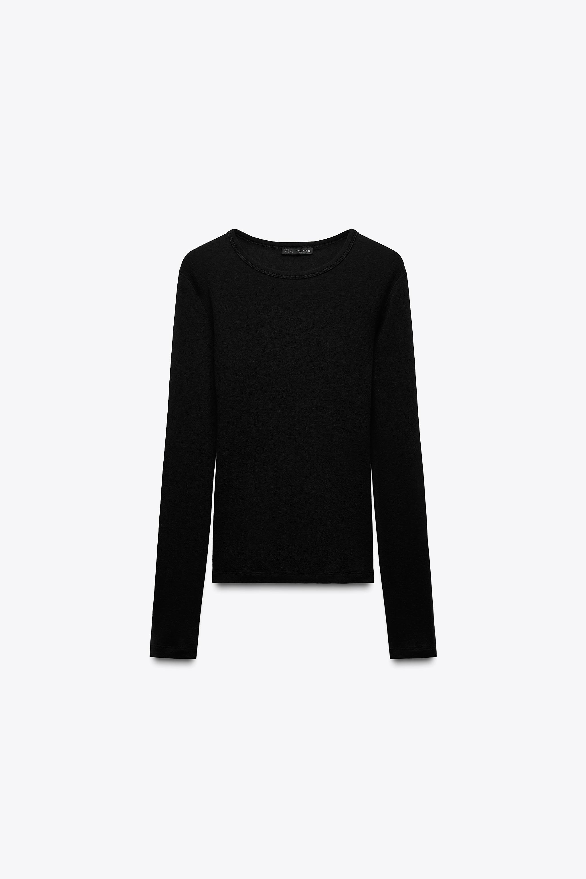 ZARA - ザラ ZARA ロングスリーブ Tシャツ カットソー M