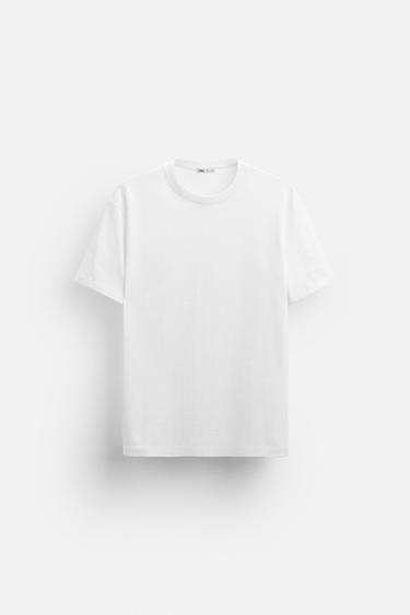 BASIC MEDIUM WEIGHT T-SHIRT - White by Zara
