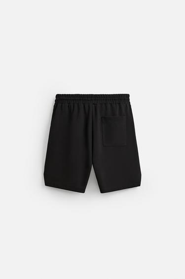 BERMUDA STRUCTURÉ INTERLOCK - Noir de Zara - Image 7
