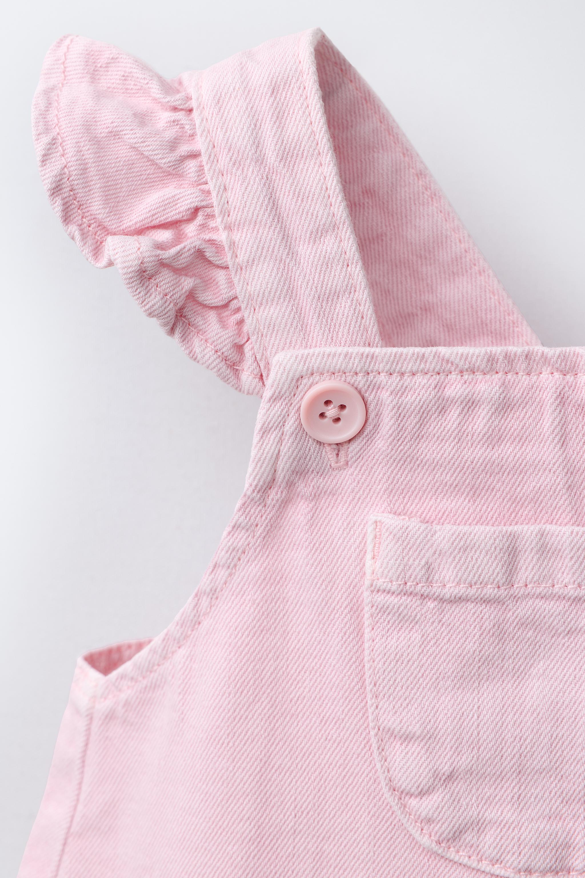 TWILL PINAFORE DRESS