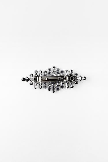 BARRETTE EFFET FOURRURE BIJOUX - Argent de Zara - Image 3