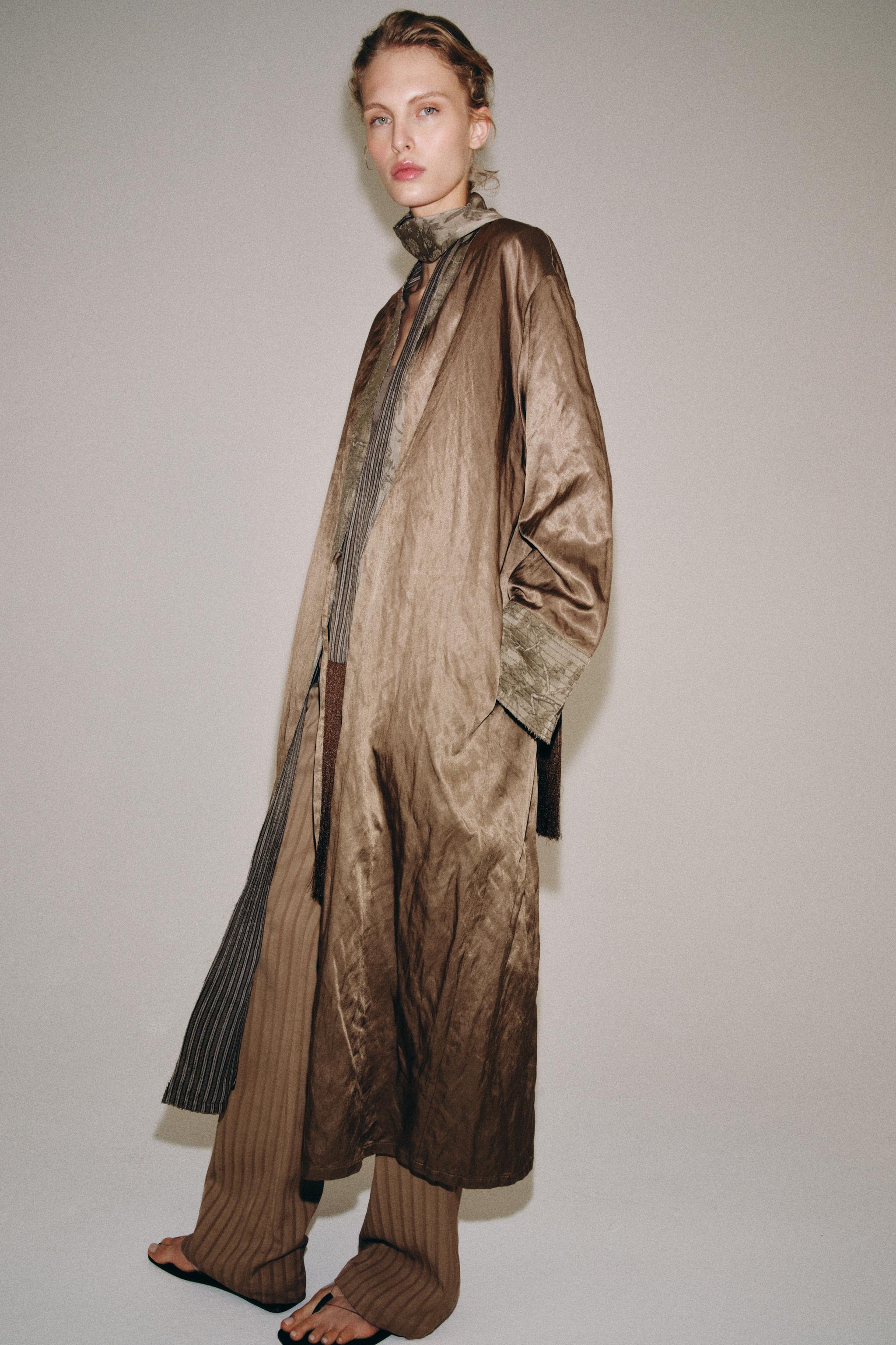 ZW COLLECTION JACQUARD SCARF KIMONO