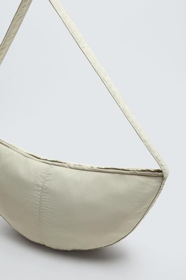 SAC PORTÉ ÉPAULE EN NYLON - Beige de Zara - Image 2