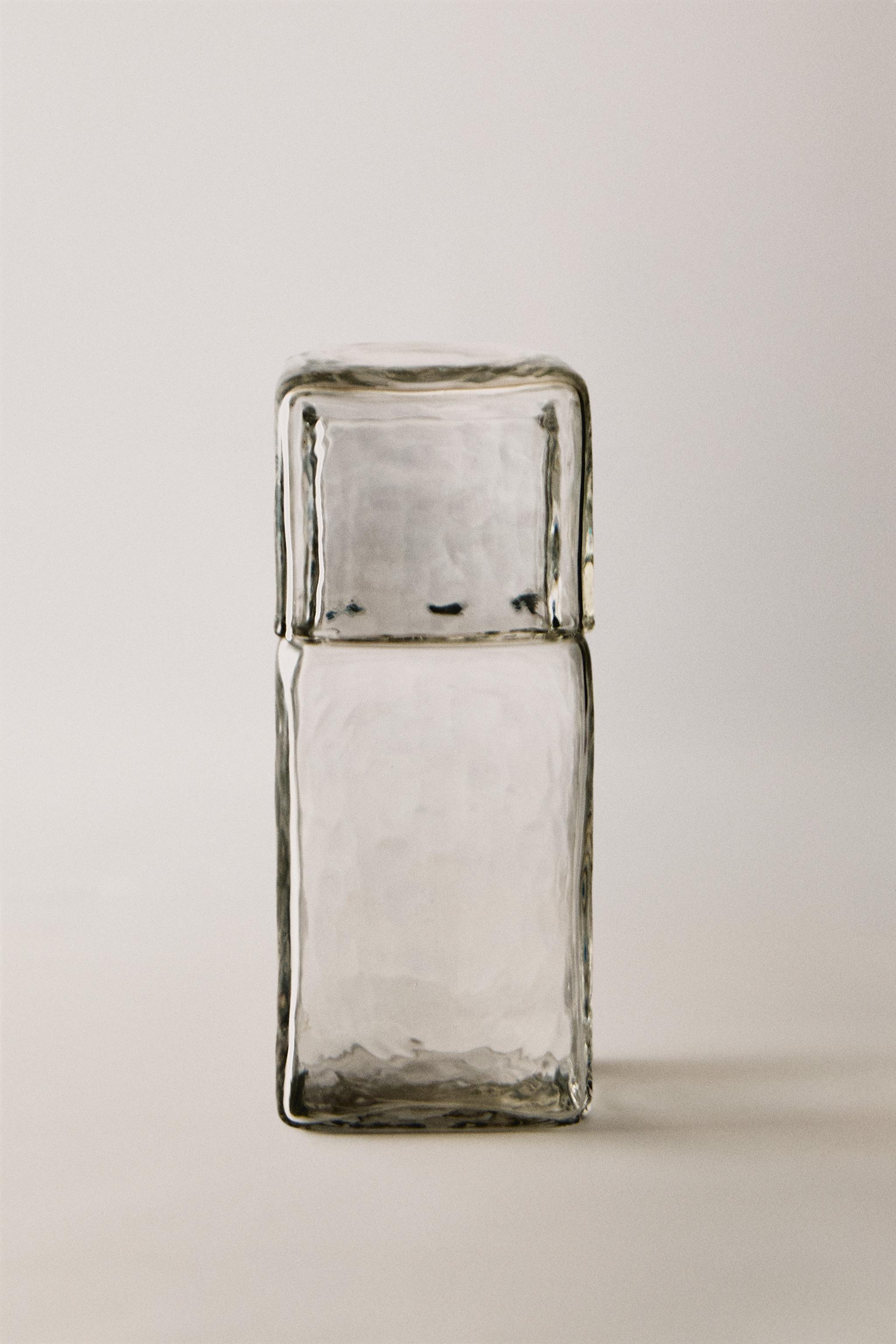 BOTTLE AND GLASS NIGHT SET (SET OF 2) - Transparent | ZARA United