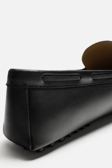 MOCASSINS CASUAL EN CUIR ÉDITION LIMITÉE - Noir de Zara - Image 5