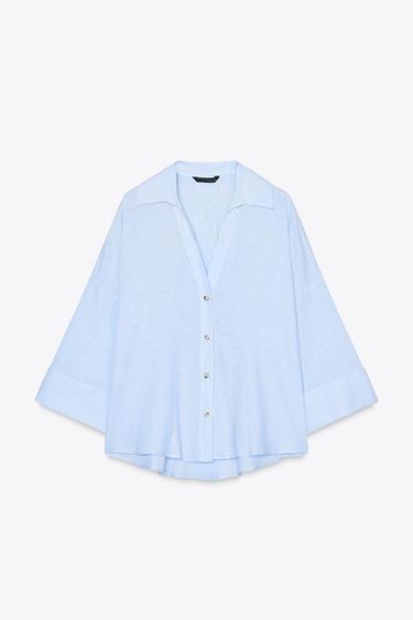 Image du produit - Blanc / Bleu ciel de Zara - Image 5