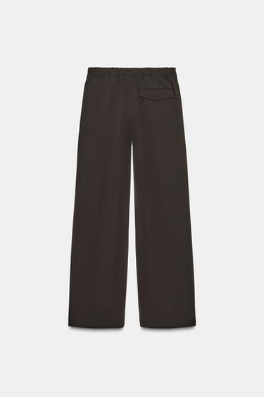CHECK PYJAMA TROUSERS - Chocolate brown by Zara - Image 8
