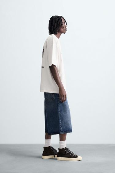 GRAPHIC PRINT T-SHIRT - White by Zara - Image 3