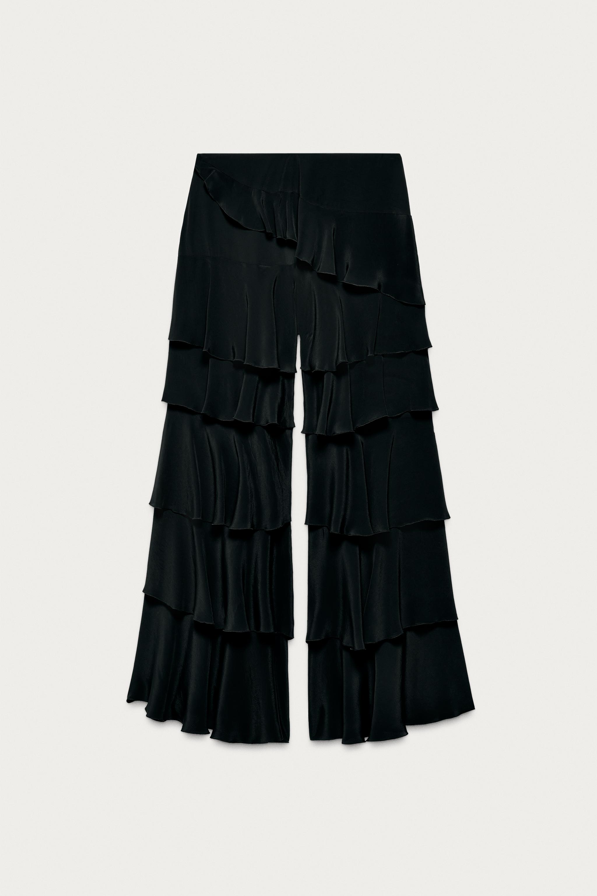 Женские брюки Zara RUFFLED PANTS MARISA BERENSON X — фото 2