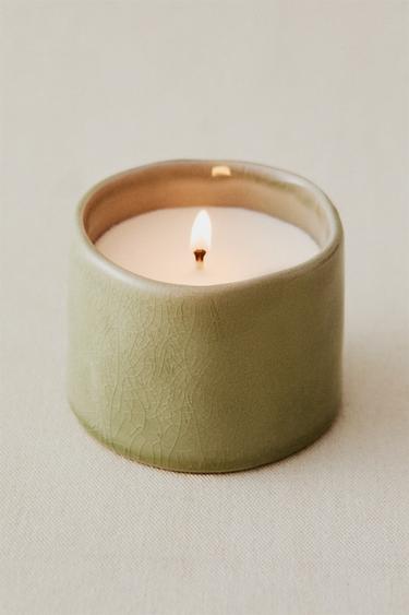 (150 G) MUSKY PETALS SCENTED CANDLE - Beige-brown by Zara - Image 4