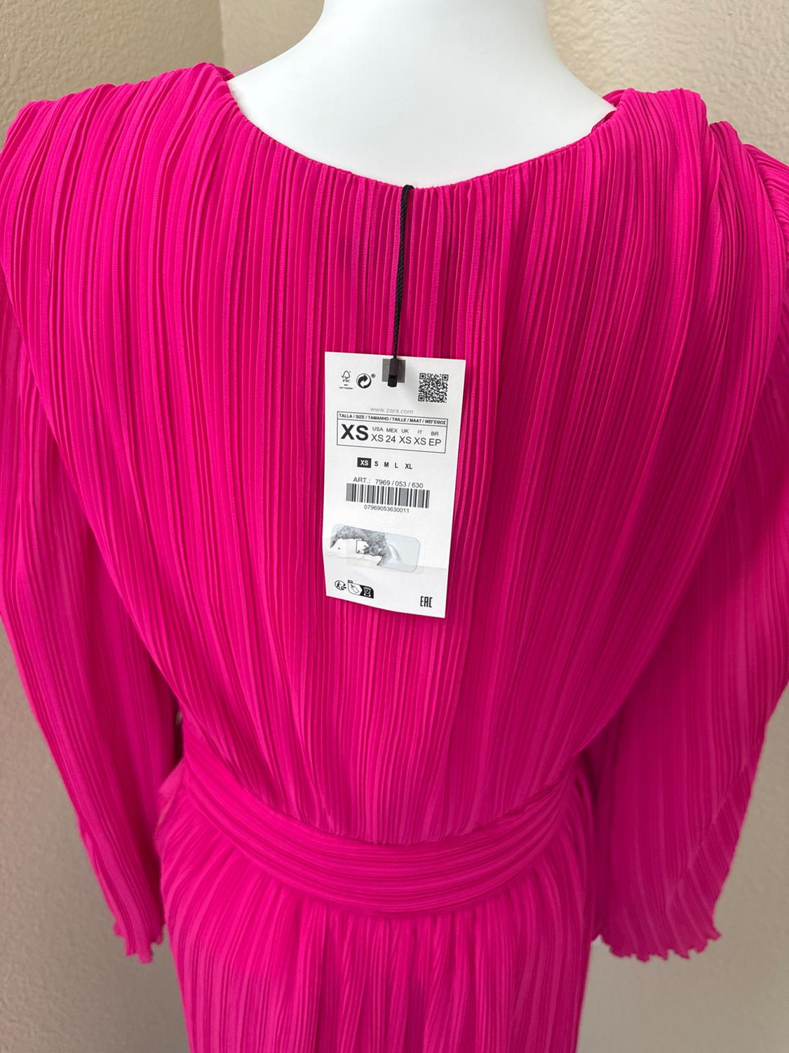 PLEATED MIDI DRESS - Image 3