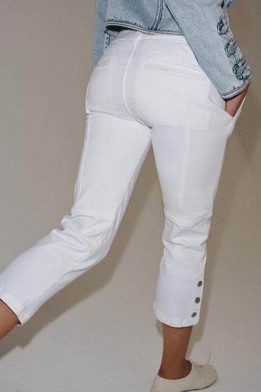 JEAN ZW COLLECTION CAPRI TAILLE NORMALE - Blanc de Zara - Image 2