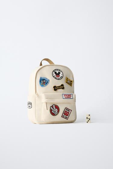 MICKEY MOUSE © DISNEY PATCH BACKPACK - Ecru White by Zara - Image 5