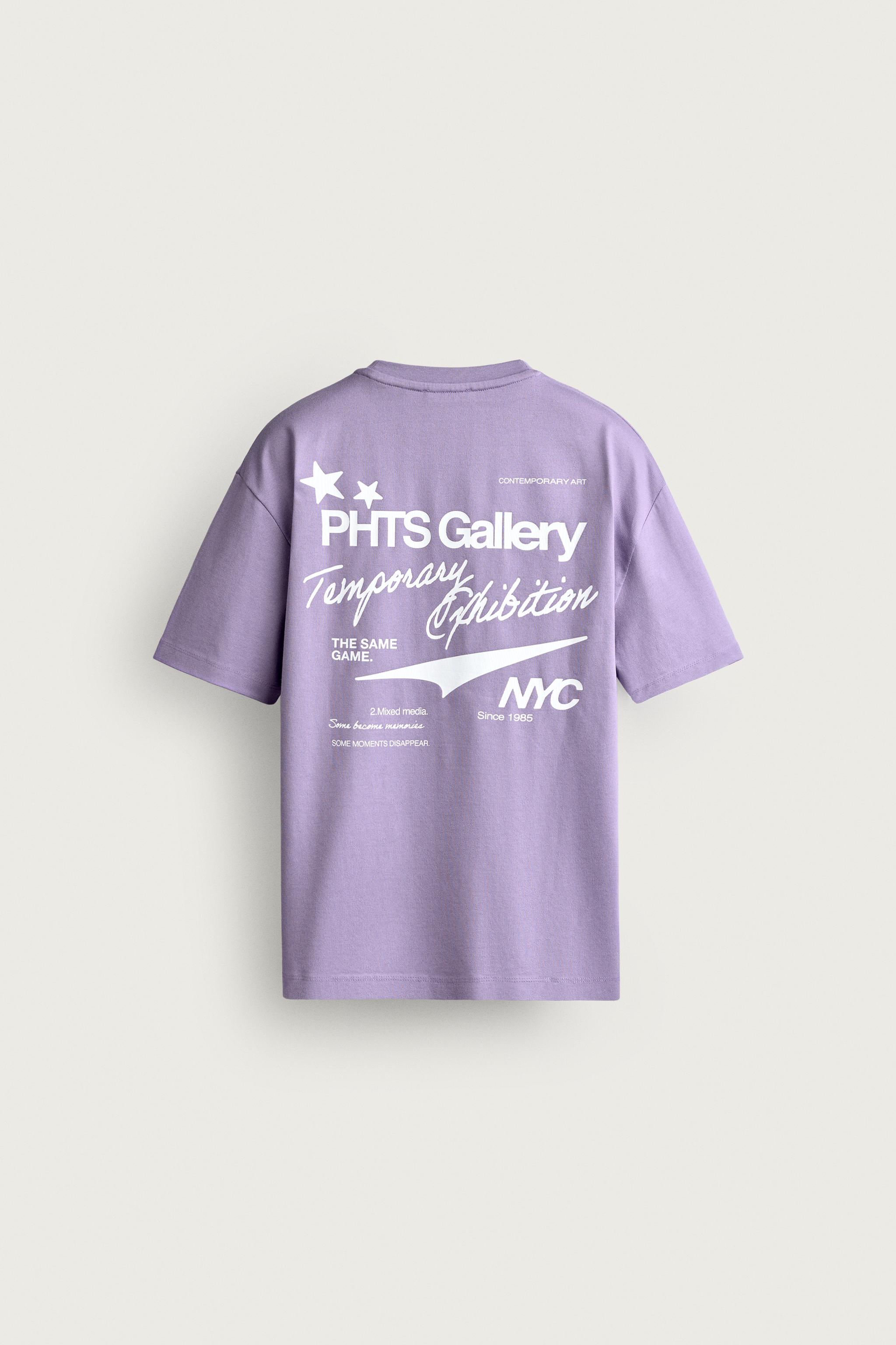 T-SHIRT RELAXED FIT INSCRIPTION ESTAMPAGE