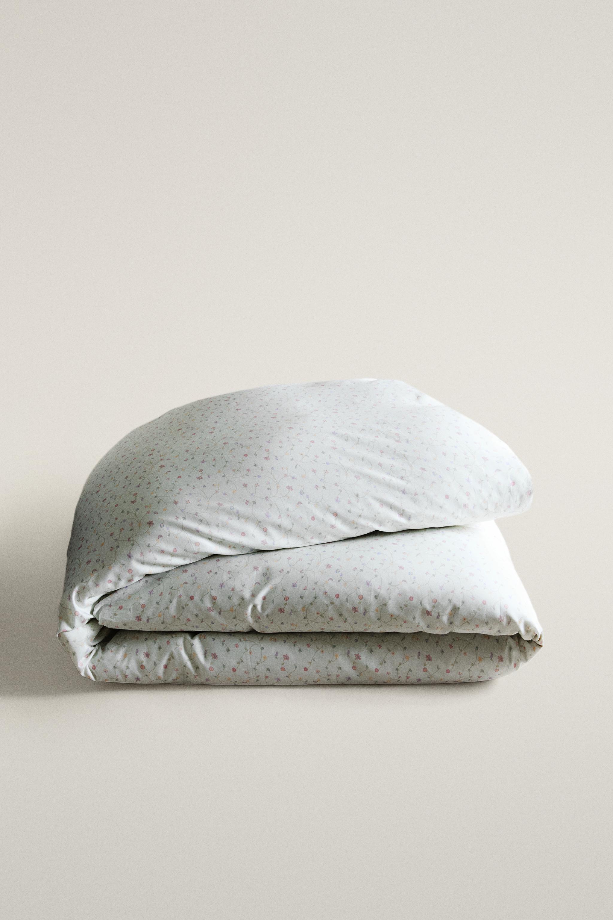 HOUSSE DE COUETTE SATIN MINI FLEURS