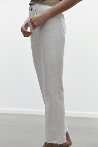 JEAN TRF COURT ÉVASÉ TAILLE HAUTE - Blanc de Zara - Image 2