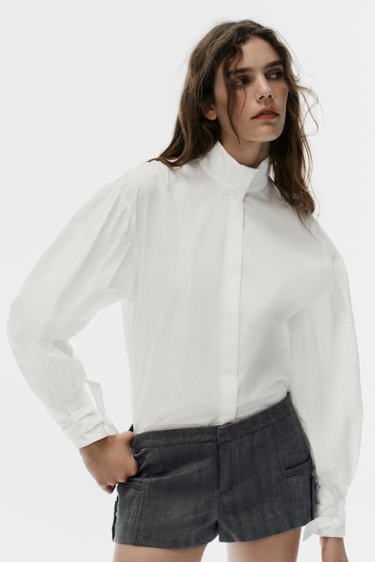 Camisa popelin lazos