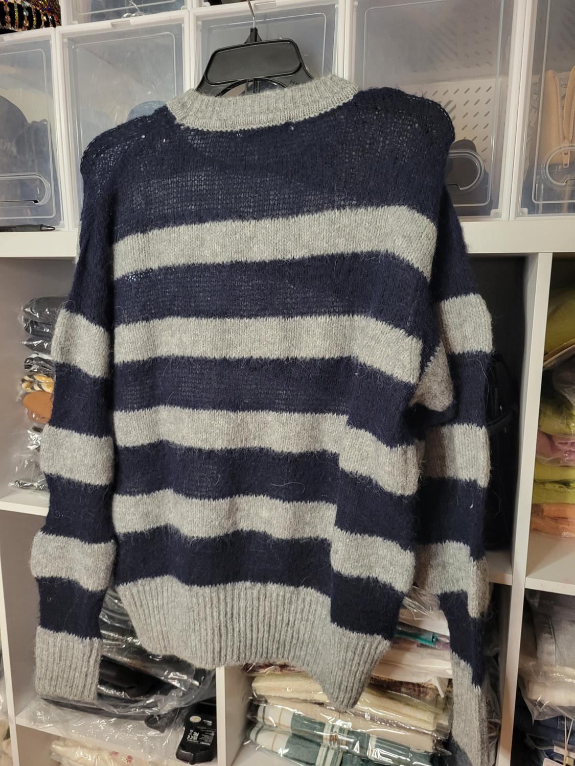 STRIPED KNIT SWEATER - Image 2