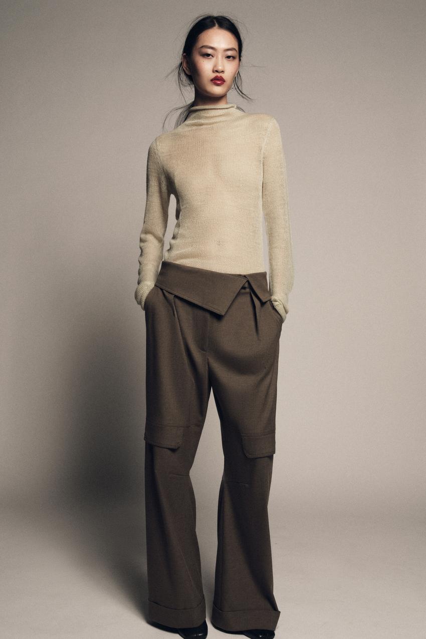 Zara Cargo Wool Pant