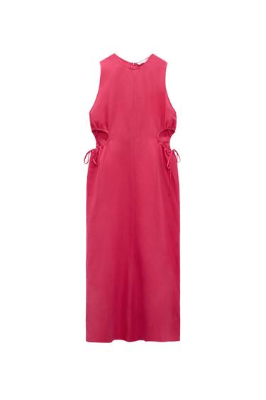 MIDI DRESS WITH CUT-OUT DETAIL