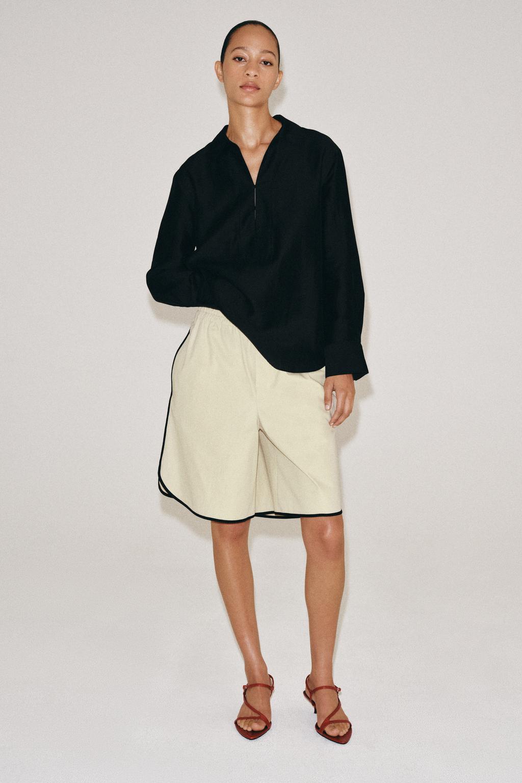 ZW COLLECTION PLAIN SHIRT