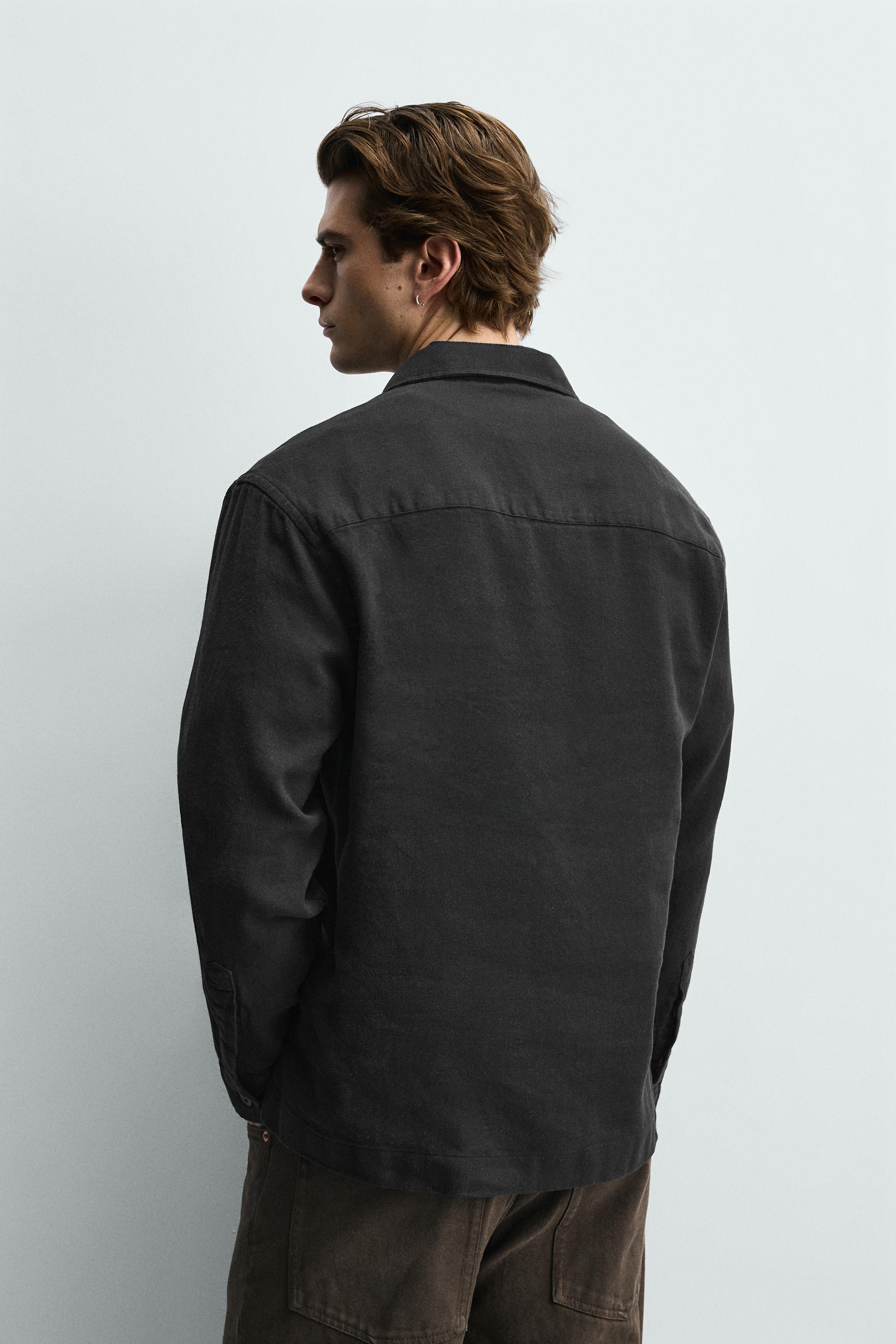 COTTON-LINEN POLO SHIRT