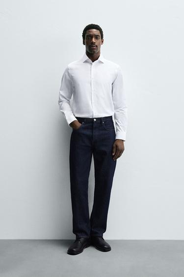 РУБАШКА КЛАССИЧЕСКОГО КРОЯ — БЕЛЫЙ от Zara — изображение 0
