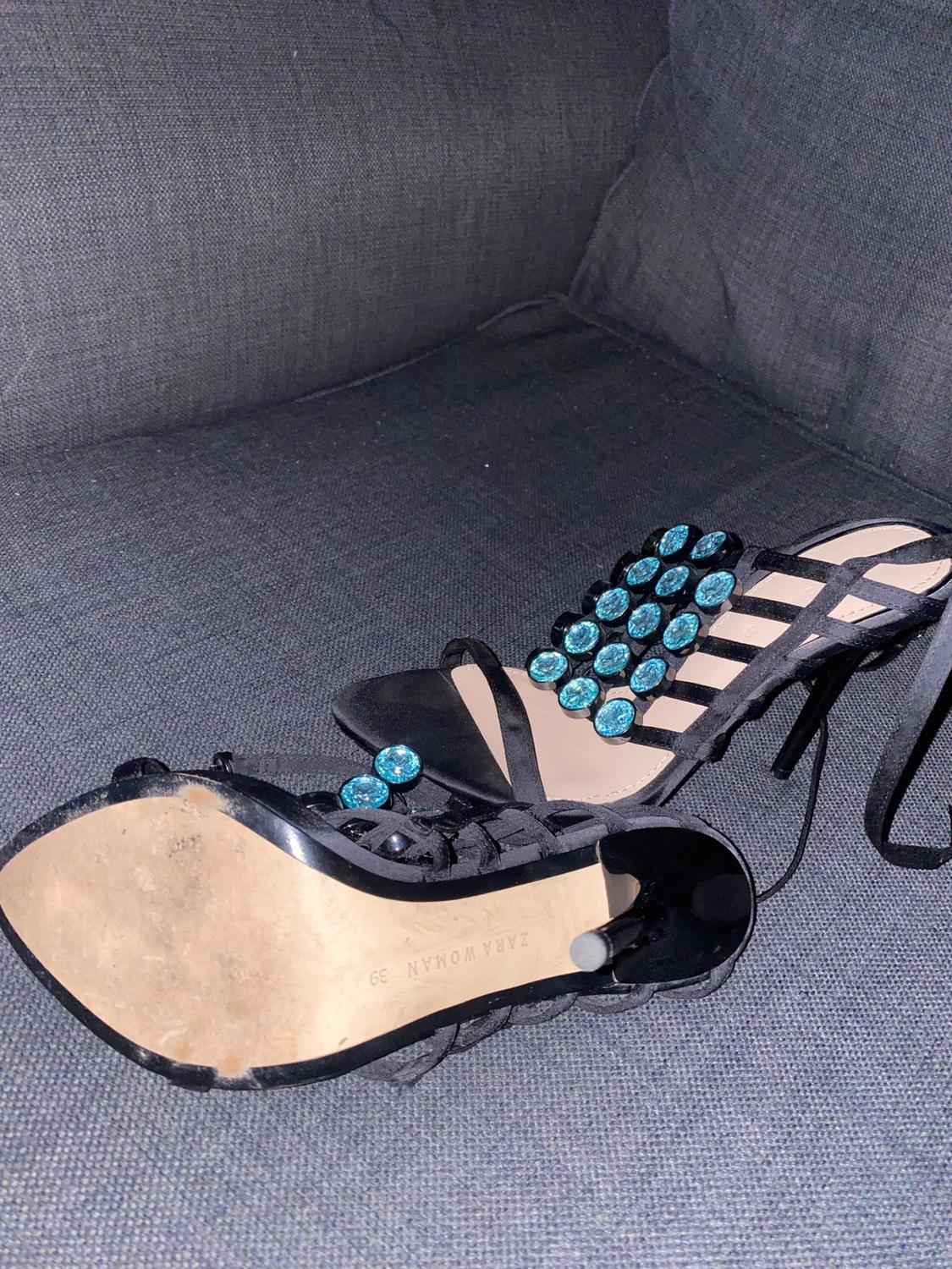 ZARA JEWEL EMBELLISHED HIGH HEEL SANDAL - Image 2