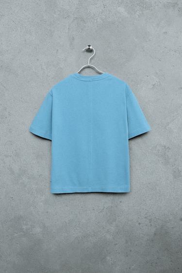 STORIESZ - T-SHIRT HEAVY WEIGHT UNI - Bleu clair de Zara - Image 1