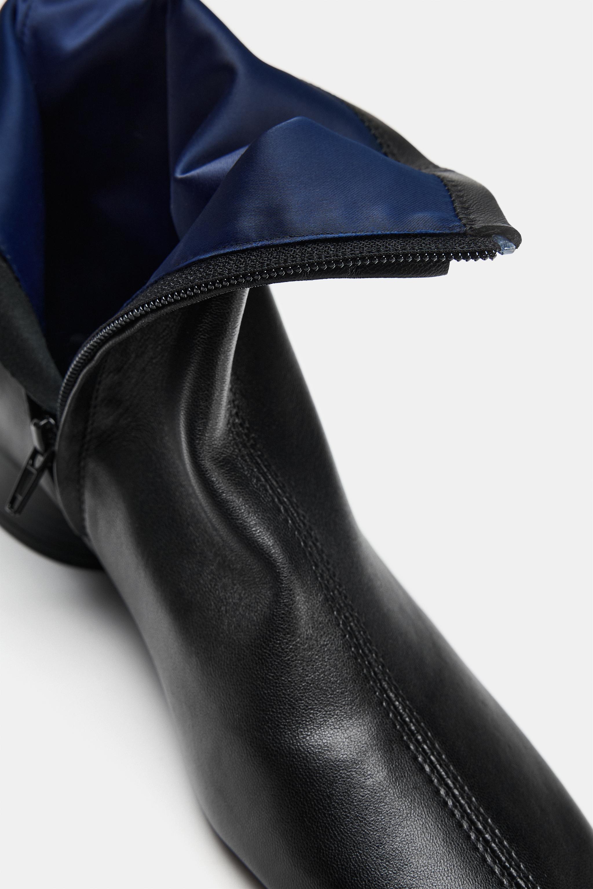 bottines en cuir