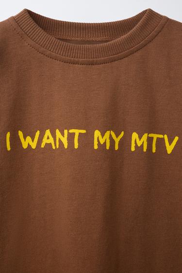 MTV® PRINT T-SHIRT - Light brown by Zara - Image 2