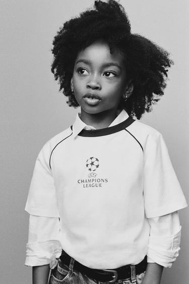 UEFA 챔피언스 리그® 프린트 티셔츠 - Zara 화이트