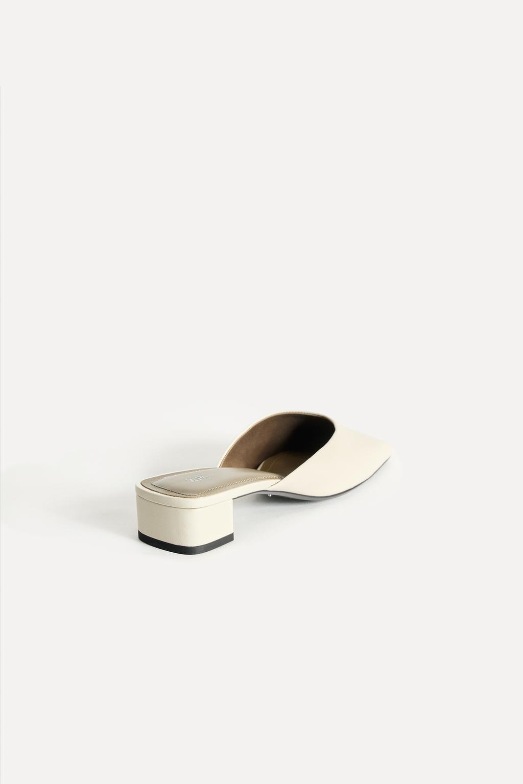 Thumbnail image for LEATHER HIGH-HEEL MULES 50TH ANNIVERSARY