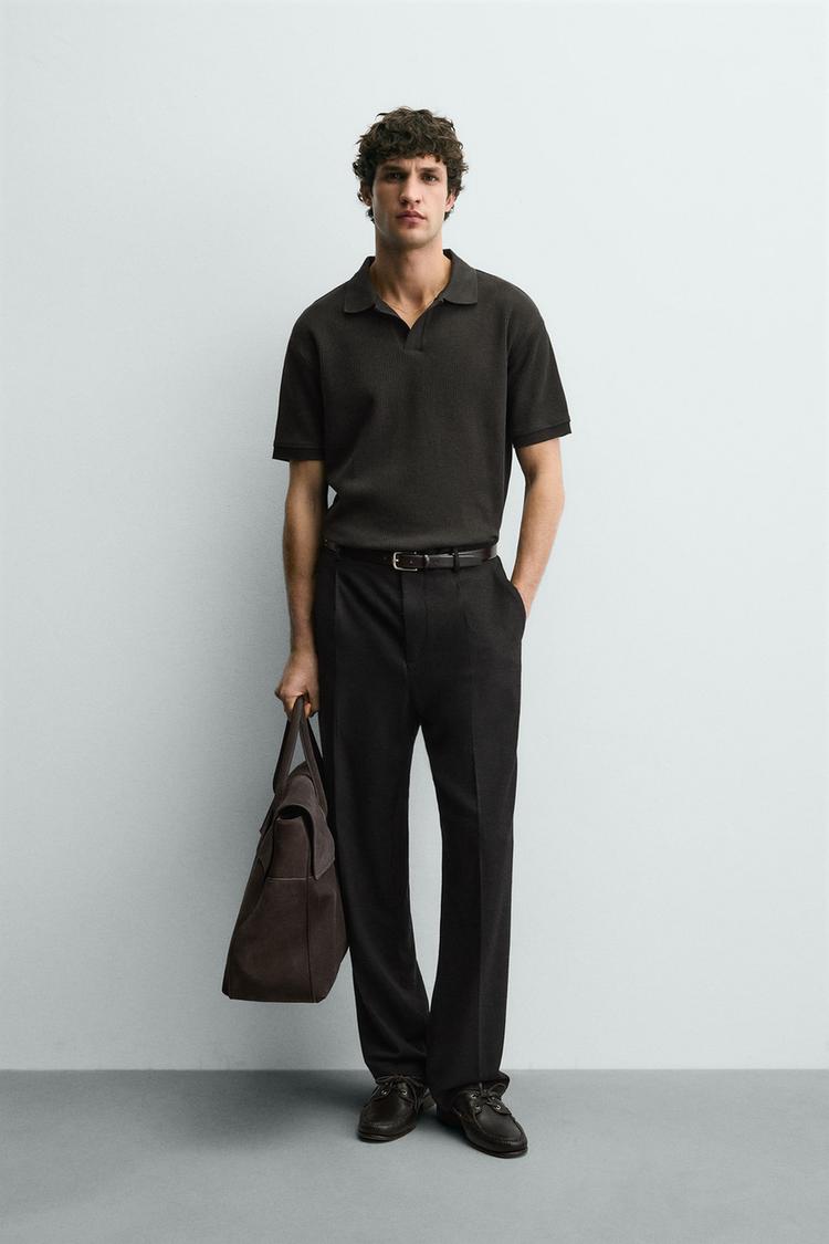 DİK DOKULU POLO T-SHIRT