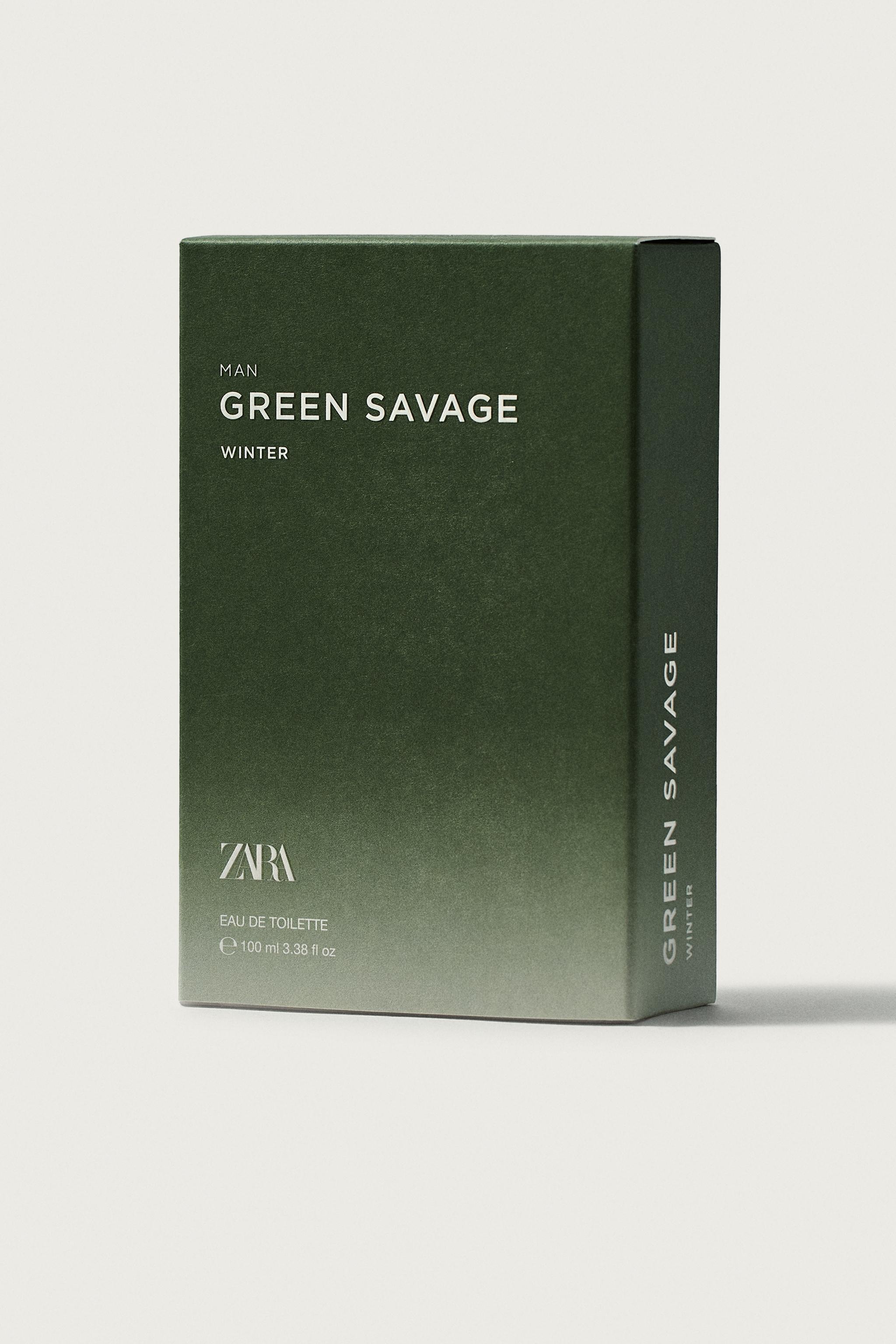 MAN GREEN SAVAGE WINTER EDT 100ML (3.04 FL. OZ) — TINTED LEATHER