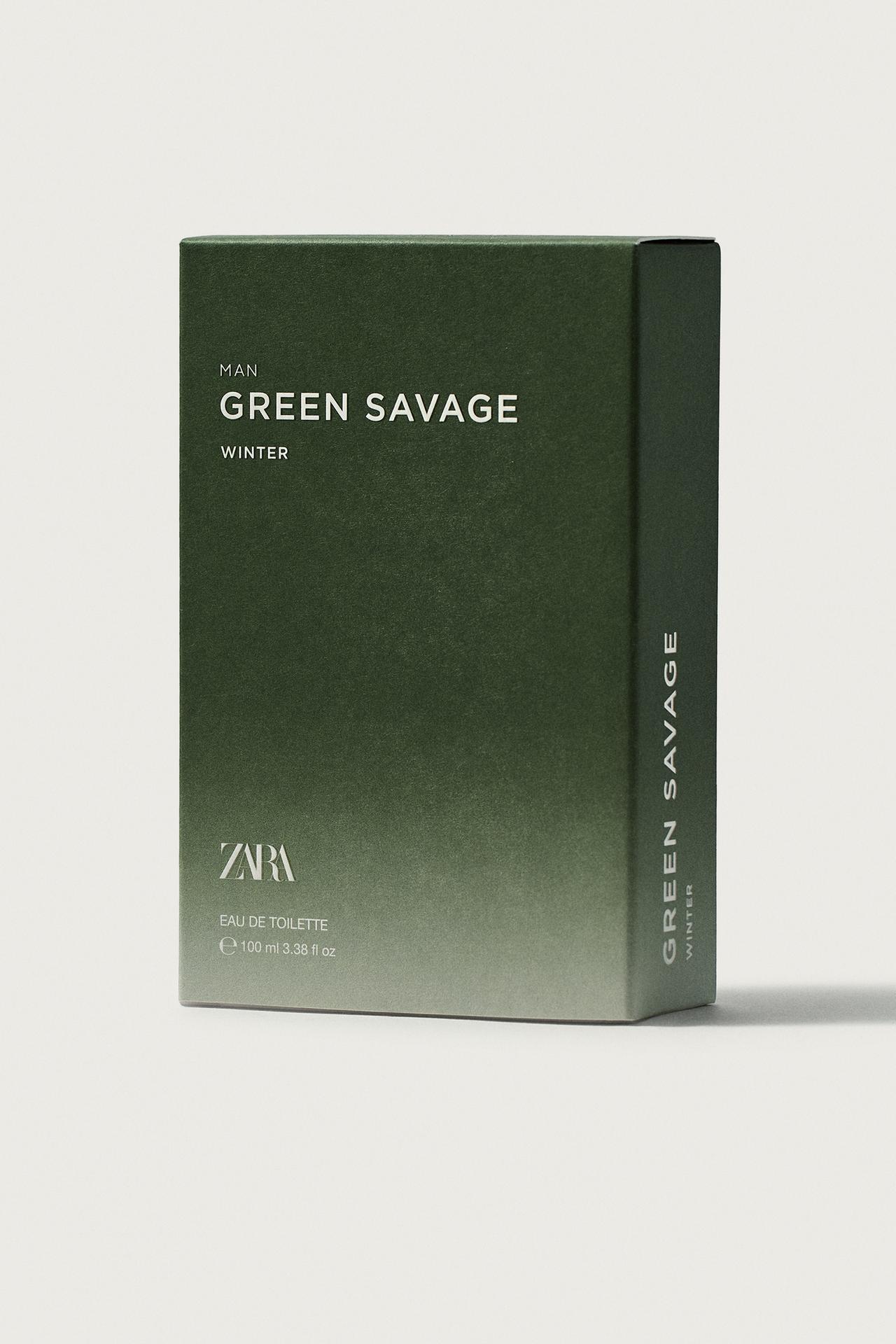 MAN GREEN SAVAGE WINTER EDT 100ML (3.04 FL. OZ) — TINTED LEATHER