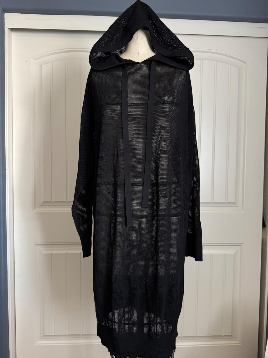 LONG SWEATER WITH HOOD - Image 4