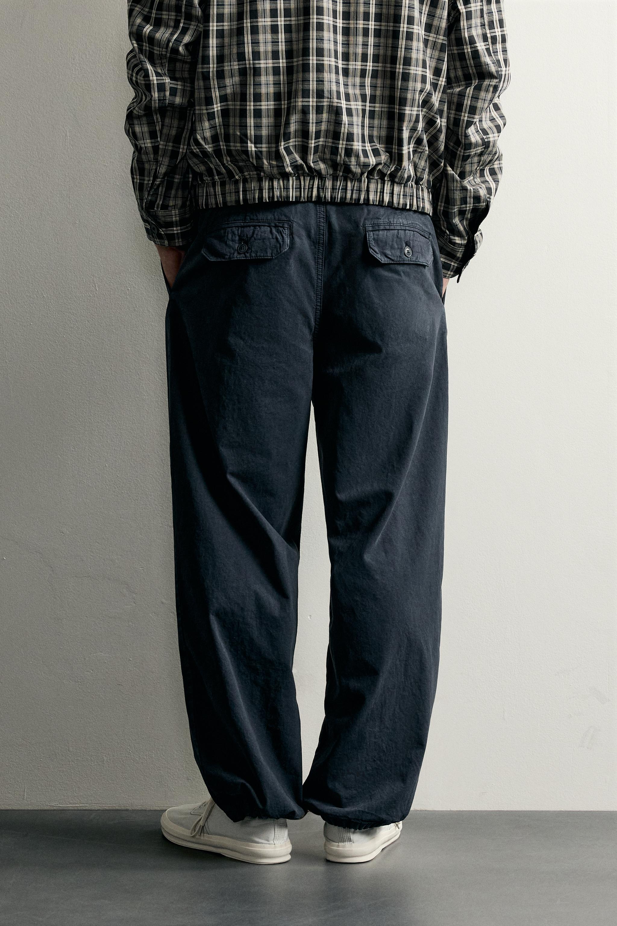 PANTALON PARACHUTE COUPE DÉCONTRACTÉE