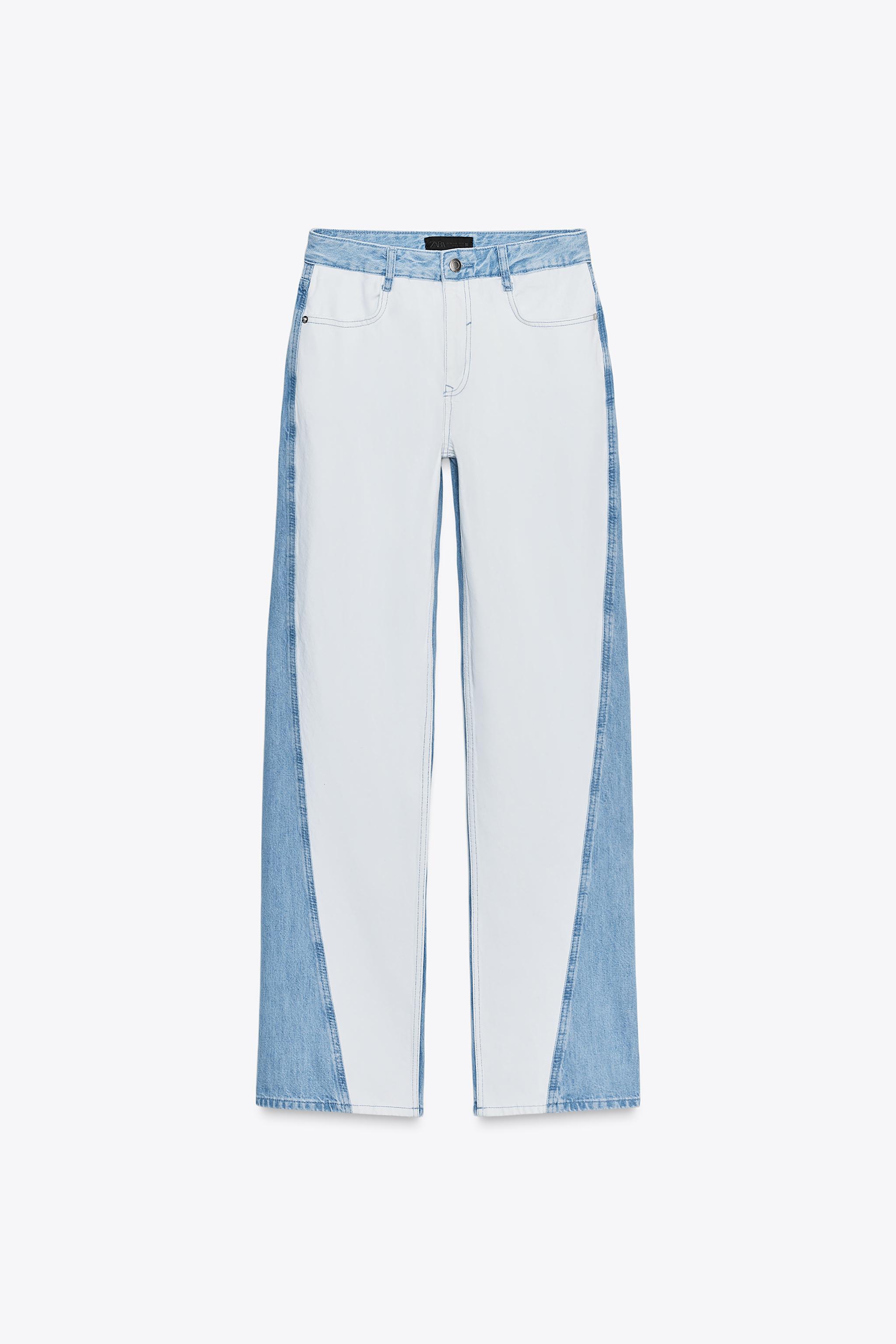 JEAN DROIT TAILLE MOYENNE COMBINÉ Z1975