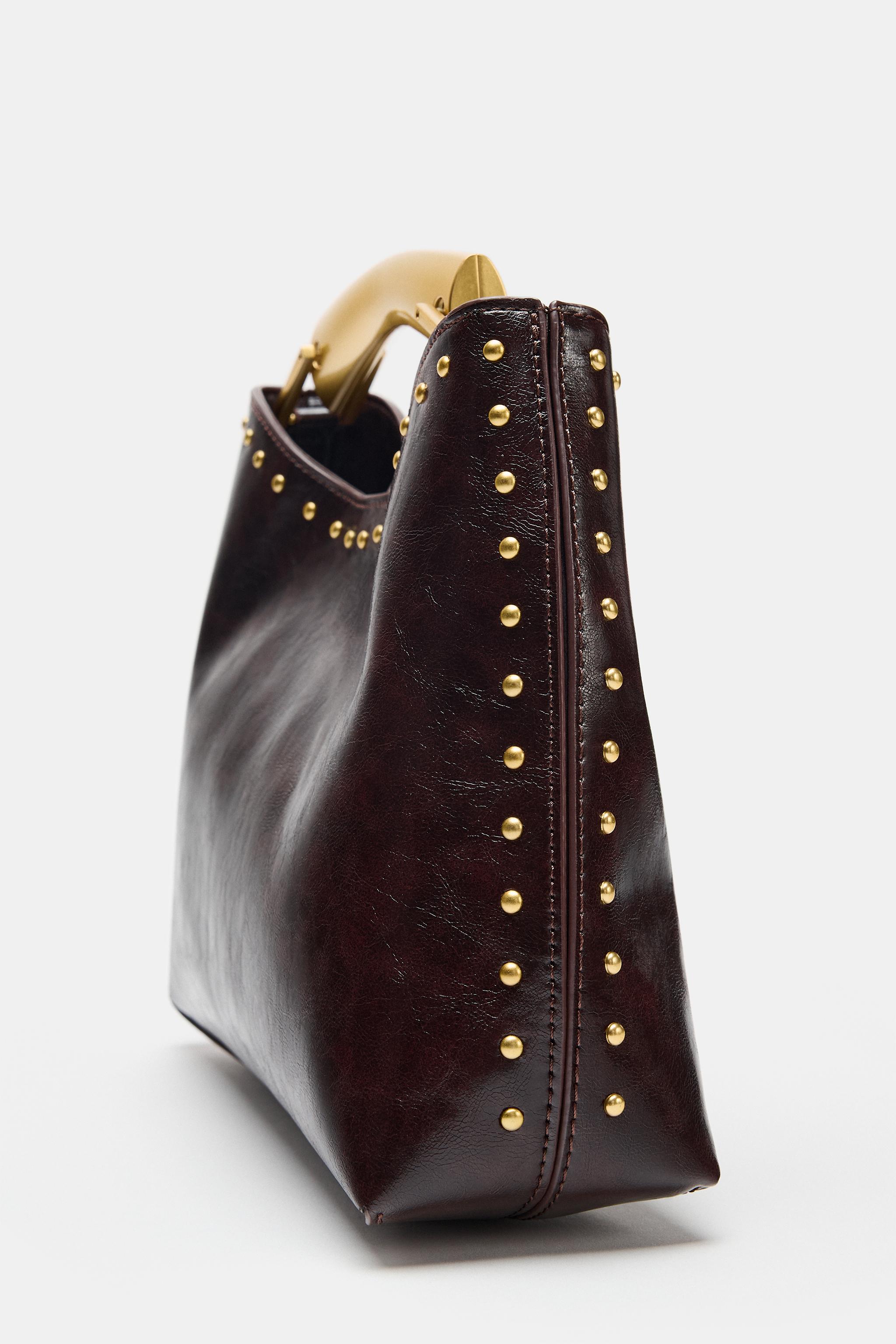 STUDDED HANDBAG