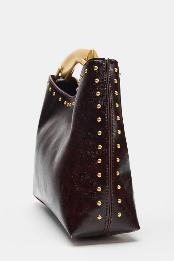 SAC À MAIN TACHES - Marron de Zara - Image 3