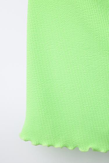 PARÉO CÔTELÉ - Jaune fluo de Zara - Image 3